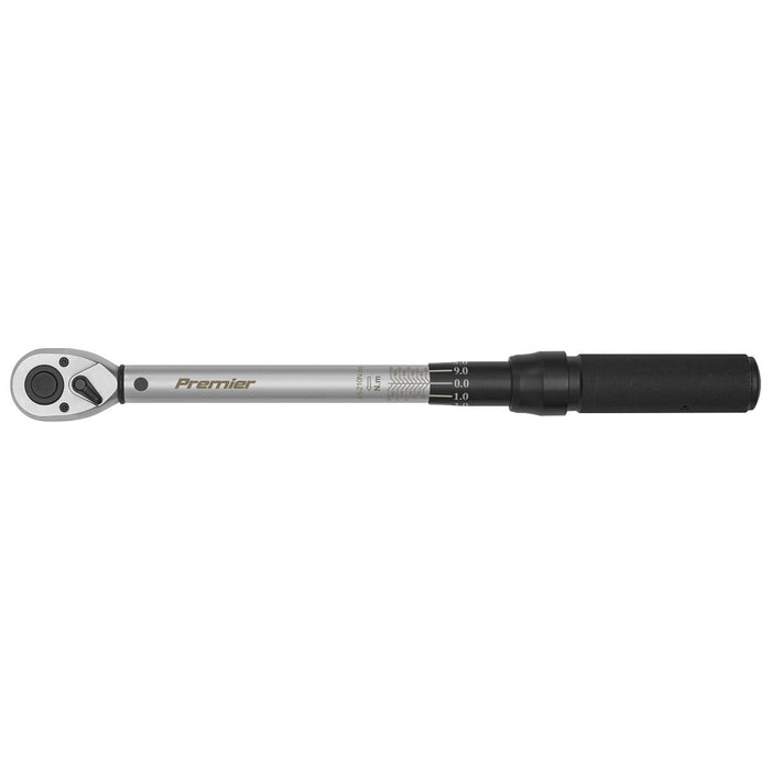 Sealey Premier Premier Micrometer Style Torque Wrench 1/2"Sq Drive 40-210Nm Sealey Premier - Town Tools 