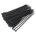 Sealey Cable Tie 200 x 4.8mm Black Pack of 100 CT20048P100 Sealey - Town Tools 