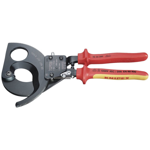 Draper Knipex 95 36 250 VDE Heavy Duty Cable Cutter, 250mm 57677 Draper - Town Tools 