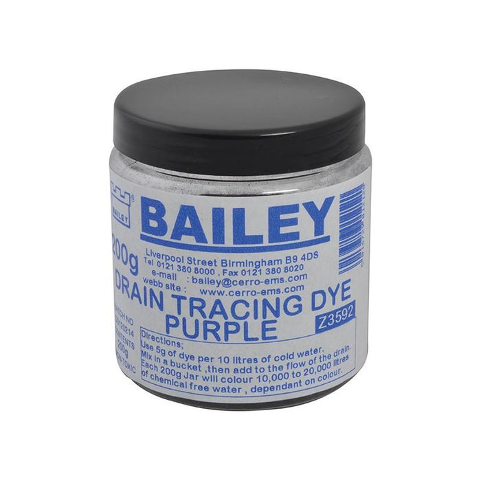 Bailey Products 3592 Drain Tracing Dye - Purple Bailey Products - Town Tools