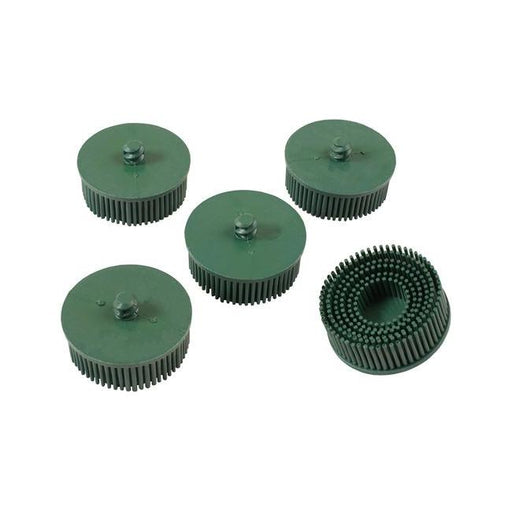 Connect Abracs Quick Lock Bristle Brush 50mm x P50 Green 5pc 32198 Tool Connection - Town Tools 