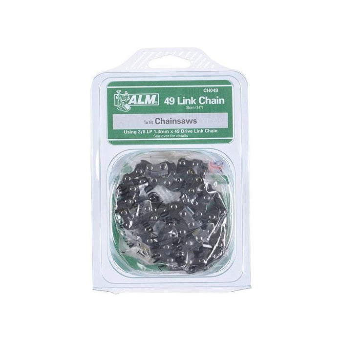 Alm Manufacturing CH049 Chainsaw Chain 3/8in x 49 links 1.3mm - Fits 35cm Bars ALM Manufacturing - Town Tools