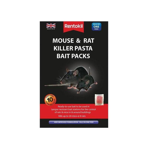 Rentokil Mouse & Rat Killer Pasta Bait (Sachets 10) Rentokil - Town Tools