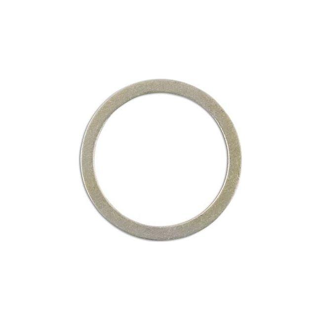 Connect Sump Plug Washer, Aluminium 22 x 27 x 1.5mm 50pc 31723 Tool Connection - Town Tools 
