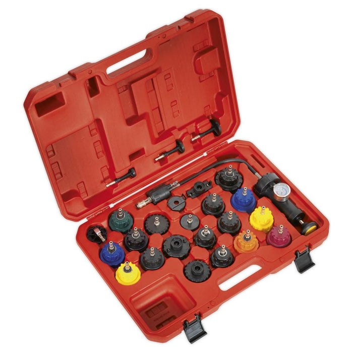 Sealey Cooling System Pressure Test Kit 25pc VS0011 Sealey - Town Tools 