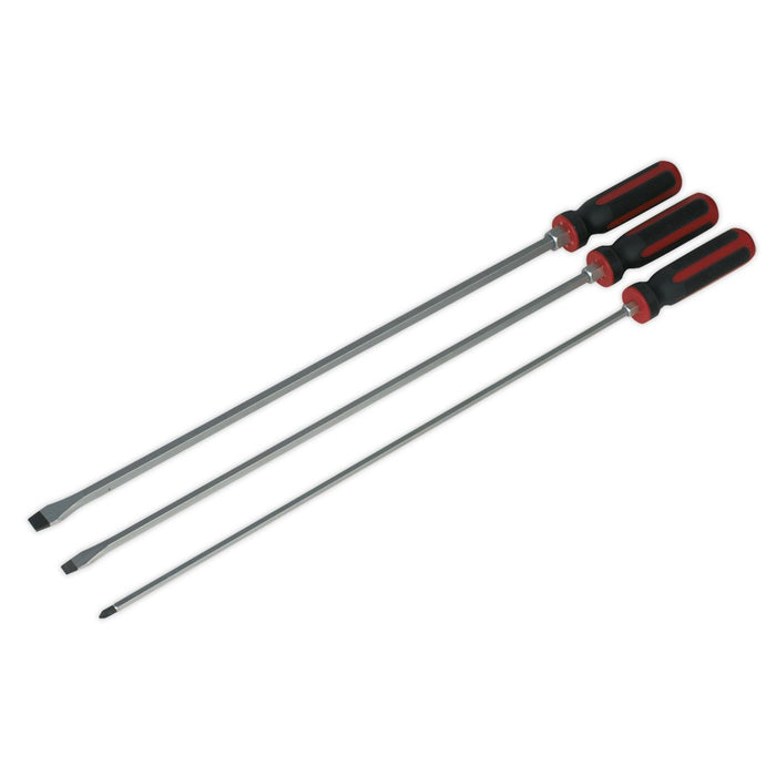 Sealey Screwdriver Set 3pc 450mm Hammer-Thru AK4906 Sealey - Town Tools 