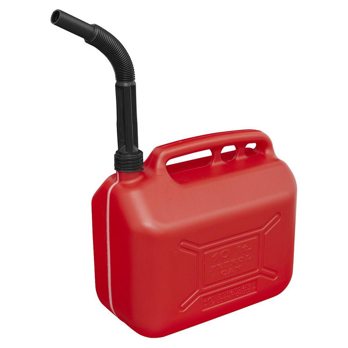 Sealey Fuel Can 10L Red JC10PR Sealey - Town Tools 