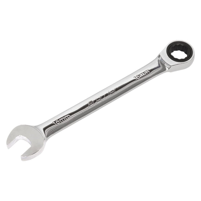 Sealey Ratchet Combination Spanner 16mm RCW16 Sealey - Town Tools 