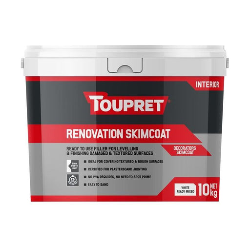 Toupret Renovation Skimcoat 10kg Toupret - Town Tools