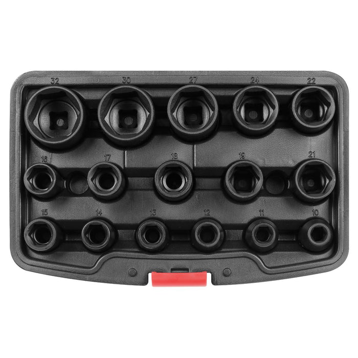 Sealey Premier Premier Impact Socket Set 1/2"Sq Drive 16pc AK5624M Sealey Premier - Town Tools 