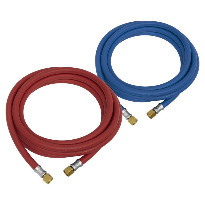 Sealey Welding Hose Set Oxyacetylene EN ISO 3821 (EN 559) 10m WH10 Sealey - Town Tools 