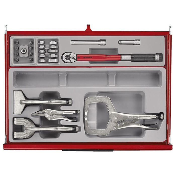 Teng Tools 53" PRO35™ Monster stack tool kit 1295 pieces red Town Tools - Town Tools