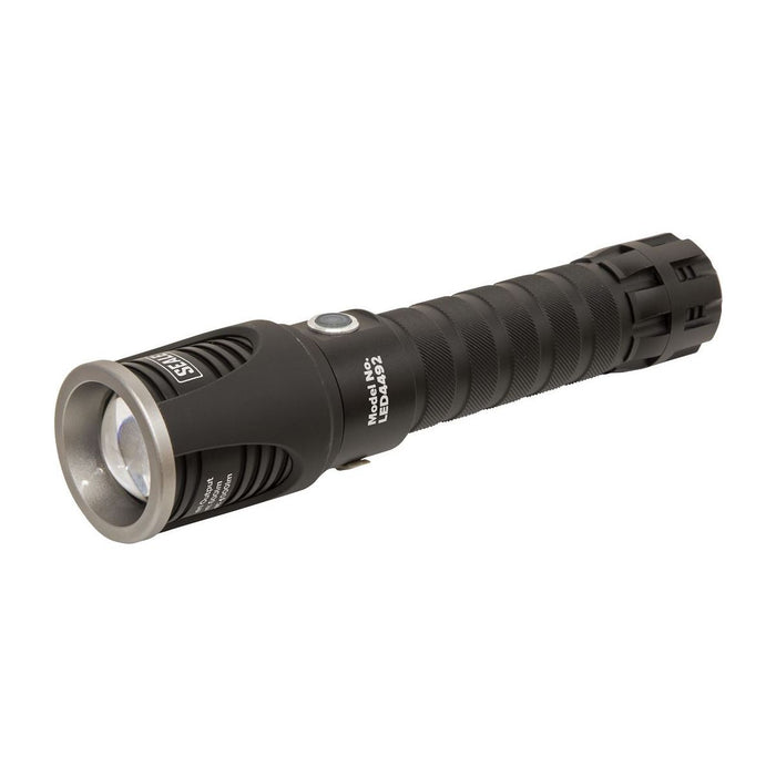 Sealey Aluminium Torch 10W SMD LED Adjustable Focus Rechargeable with USB Port Sealey - Town Tools 