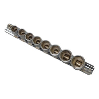 Bluespot Tools 3/8in Drive Socket Set on Rail, 8 Piece