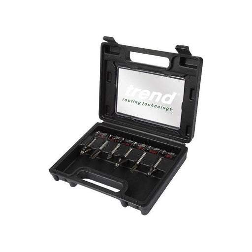 Trend 1/4in TCT Router Cutter Set, 6 Piece Trend - Town Tools