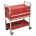 Sealey Trolley 2-Level Heavy-Duty with Lockable Top & 2 Drawers CX1042D Sealey - Town Tools 