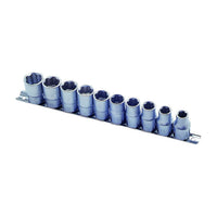 Laser Socket Set Pozitiv-Lock 1/2"D 10pc 2384