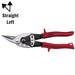 Teng Tools Tin Snip High Leverage Left/Straight Teng Tools - Town Tools 