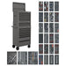 Superline PRO Tool Chest Combination 14 Drawer with 1179pc Tool Kit - Grey Superline Pro - Town Tools 