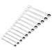 Draper Draper HI-TORQ Metric Ratchet Combination Spanner Set (12 Piece) Draper - Town Tools
