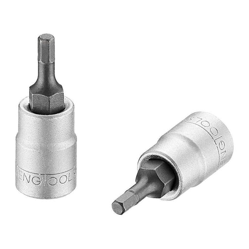 Teng Tools 1/4" square drive 6 mm Cr-V & S2 hex bit socket Teng Tools - Town Tools 