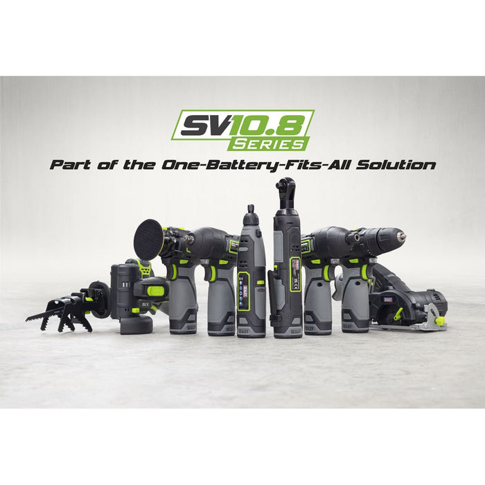 Sealey 4 x SV10.8 Series Cordless Combo Kit 10.8V - 2 Batteries & Euro Plug Sealey - Town Tools 