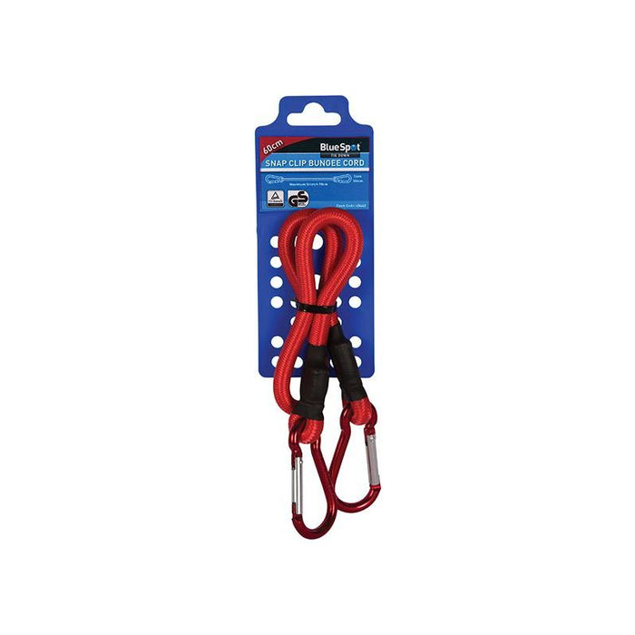 Bluespot Tools Snap Clip Bungee 60cm x 10mm BlueSpot Tools - Town Tools
