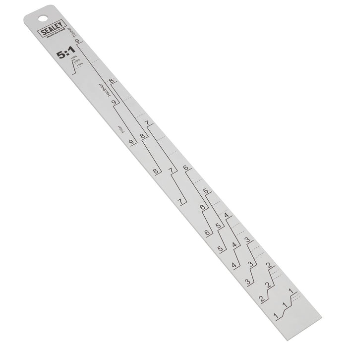 Sealey Aluminium Paint Measuring Stick 5:1/5:3 PA08 Sealey - Town Tools 