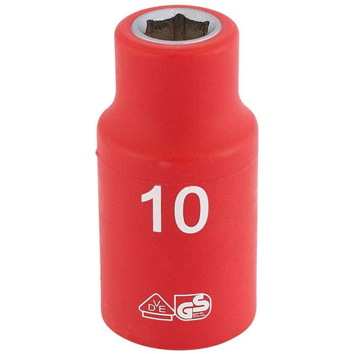 Draper Fully Insulated VDE Socket, 1/2" Sq. Dr., 13mm 31788 Draper - Town Tools 