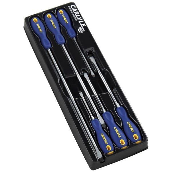 Carlyle Hand Tools Screwdriver Set - Slotted - 6 Piece Caryle Tools - Town Tools 