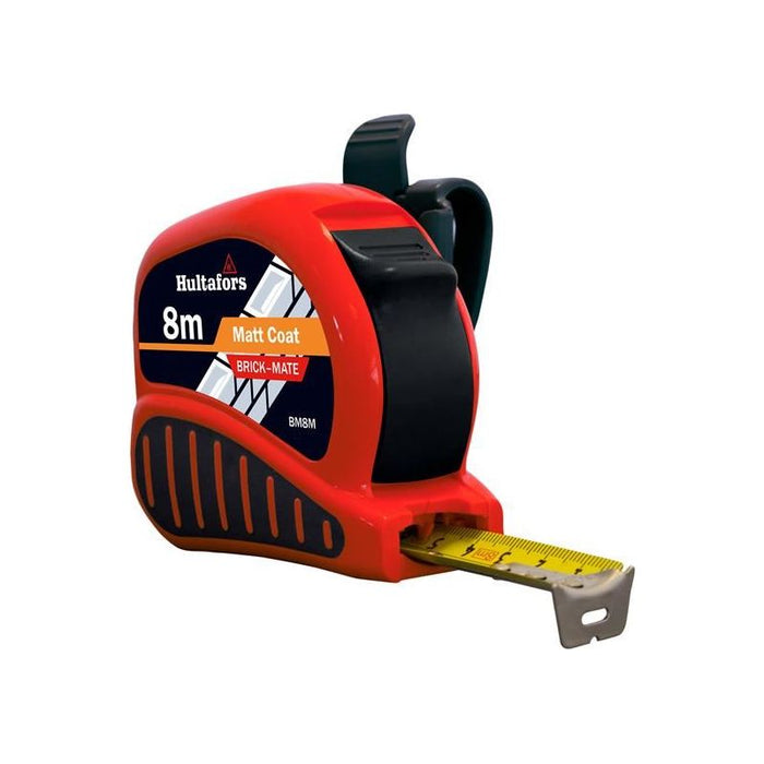Hultafors BM8M Brick-Mate Pocket Tape 8m (Width 25mm) (Metric only) Hultafors - Town Tools
