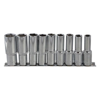Bluespot Tools 1/2in Drive Deep Socket Set, 9 Piece