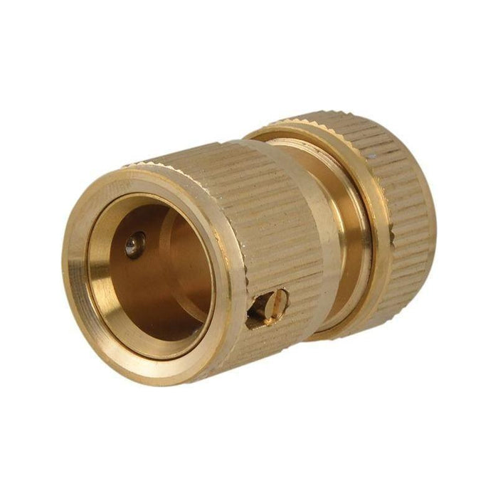 Faithfull Brass Female Water Stop Connector 12.5mm (1/2in) Faithfull - Town Tools