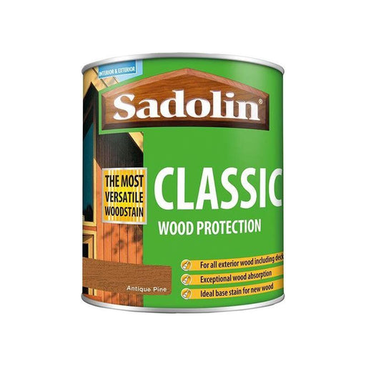 Sadolin Classic Wood Protection Antique Pine 1 litre Sadolin - Town Tools