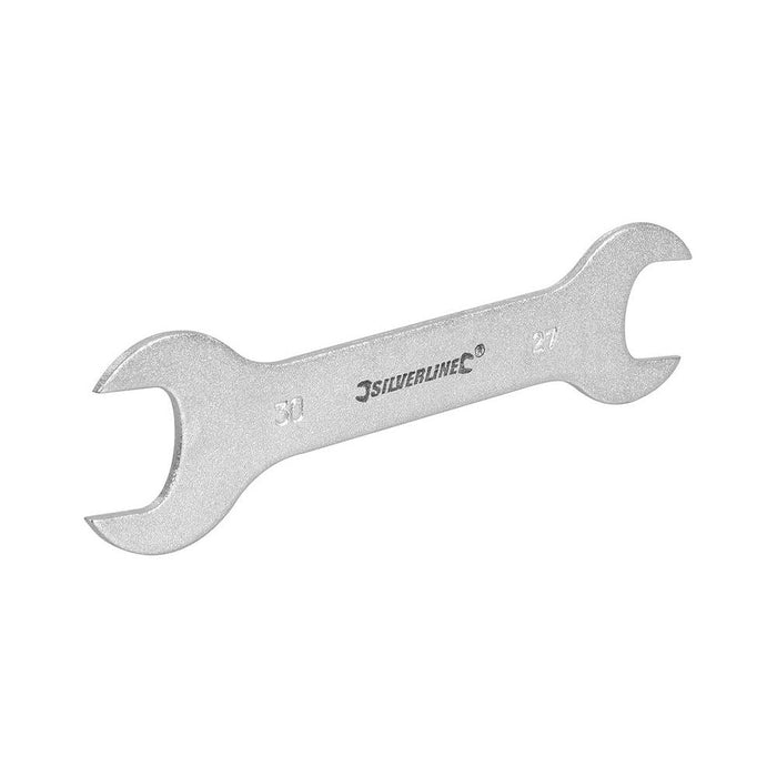 Silverline Double-Ended Gas Bottle Spanner 27 & 30mm Silverline - Town Tools 