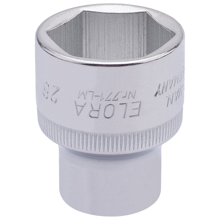 Draper Elora Hexagon Socket, 1/2" Sq. Dr., 26mm 15315 Draper - Town Tools 