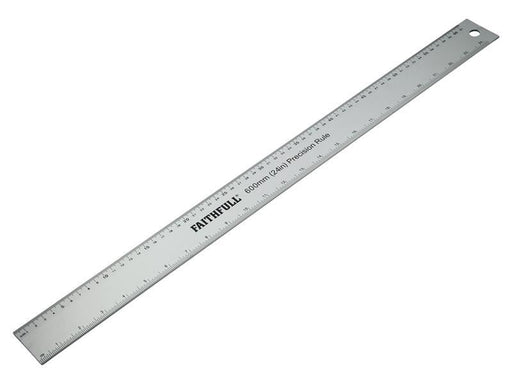 Faithfull Aluminium Rule 600mm (24in) Faithfull - Town Tools