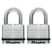 Master Lock Excell™ Laminated Steel 50mm Padlock - 25mm Shackle - Keyed Alike x 2 Master Lock - Town Tools