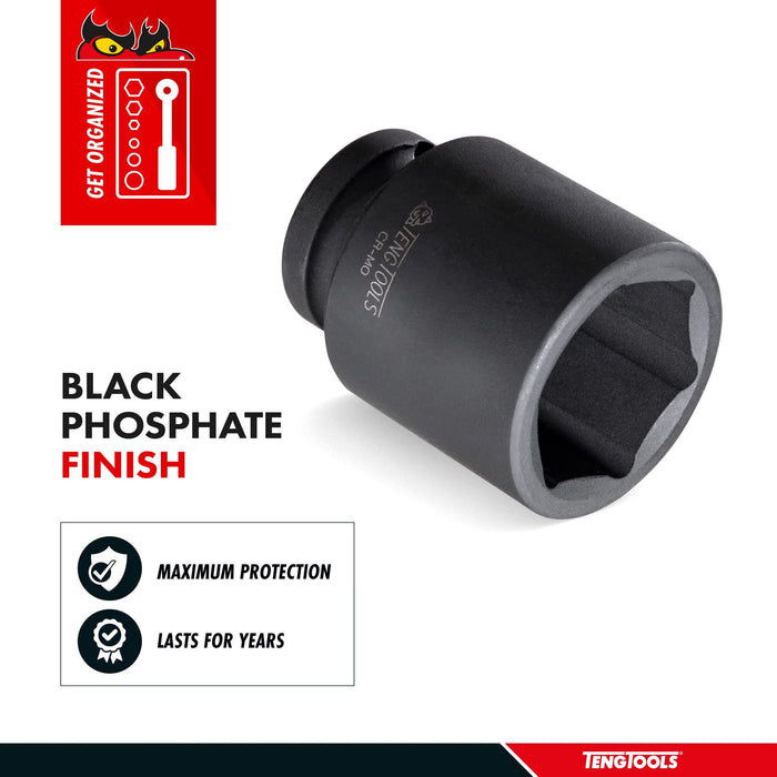 Teng Tools 1/2" Impact Socket ANSI Metric 12mm Teng Tools - Town Tools 