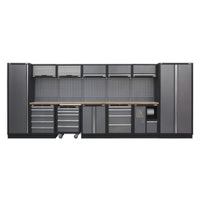 Superline Pro Superline PRO Storage System with Wood Worktop 4.9m APMSSTACK01W