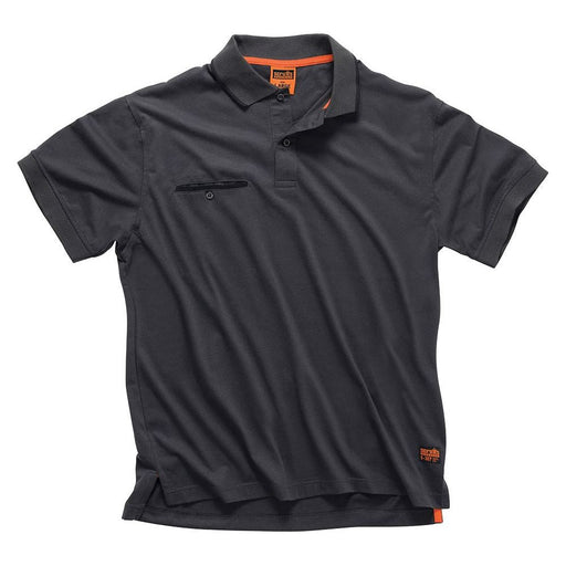 Scruffs Worker Polo Graphite M Scruffs - Town Tools 