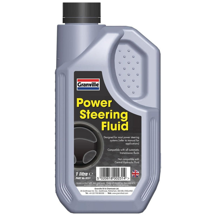 2 x Granville Power Steering Fluid Synthetic Oil Based Hydraulic Lubricant 1 Lit Granville - Town Tools 