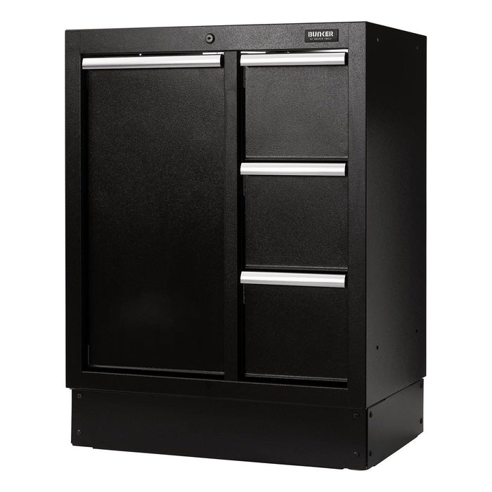 Draper Bunker Modular Power Tool Base Cabinet, 4 Drawer, 680mm Draper - Town Tools