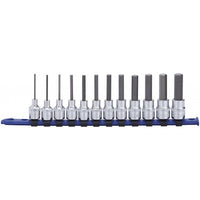 Carlyle Tools Socket Set - Hex Bit Metric