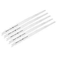 Sealey Reciprocating Saw Blade Wood & Nail 300mm 6tpi Pack of 5 SRBR1211DF
