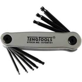 Teng Tools Folding Ball Point TX Key Set 8 Pieces Teng Tools - Town Tools 