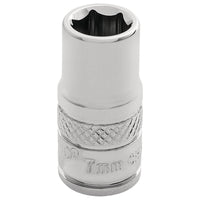 Draper HI-TORQ 6 Point Socket, 1/4" Sq. Dr., 7mm 32487