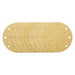 Gold Sanding Discs with Hook & Loop, 150mm, 120 Grit, 15 Dust Extraction Holes (Pack of 10) Draper - Town Tools