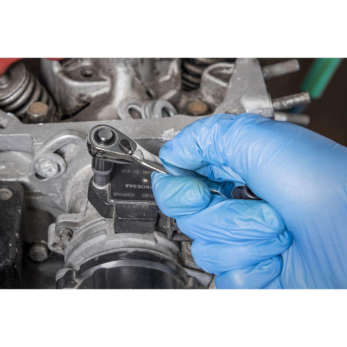 Siegen Siegen Micro Ratchet Bit Driver & Wrench 1/4"Hex x 1/4"Sq Drive S01251 Siegen - Town Tools 