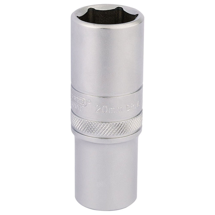 Draper 6 Point Metric Deep Socket, 1/2" Sq. Dr., 20mm 16652 Draper - Town Tools 